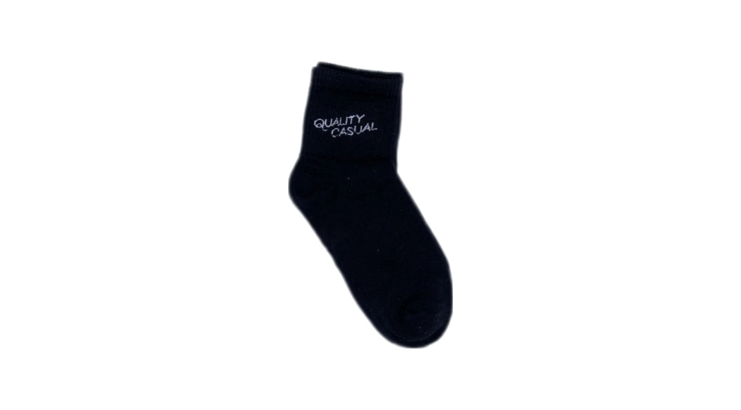 Black crew socks