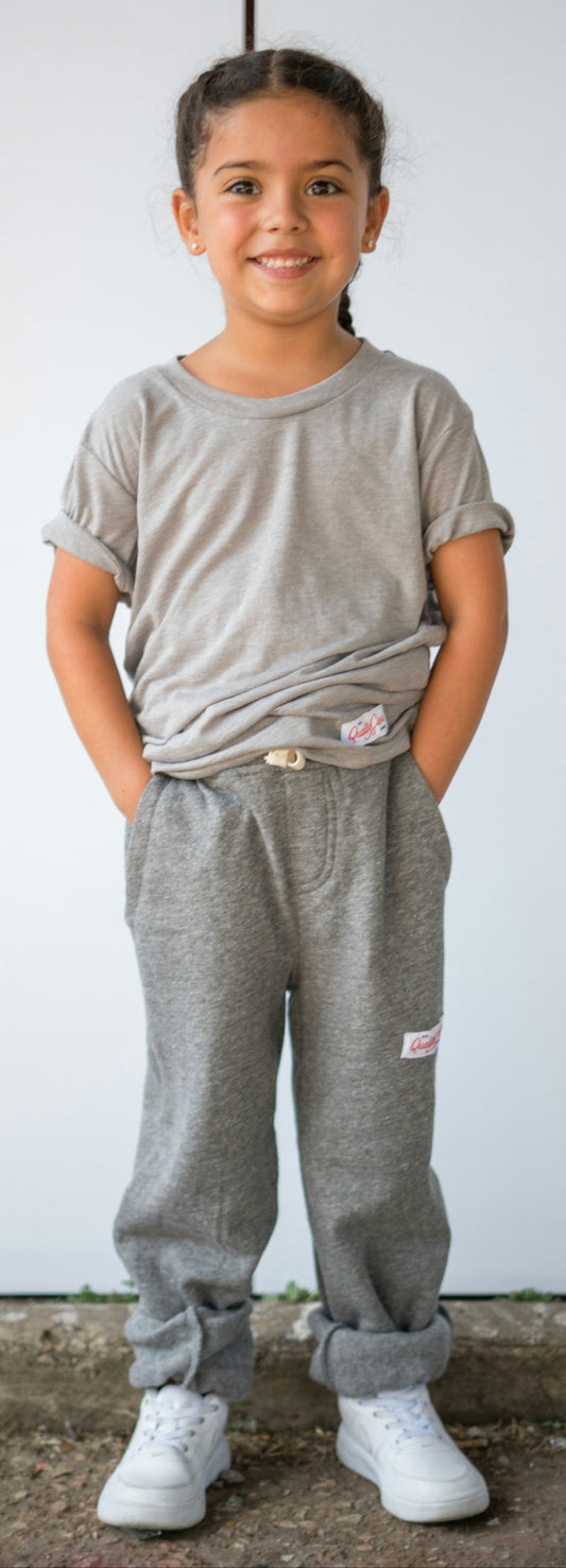 Grey Youth Sweat Pants