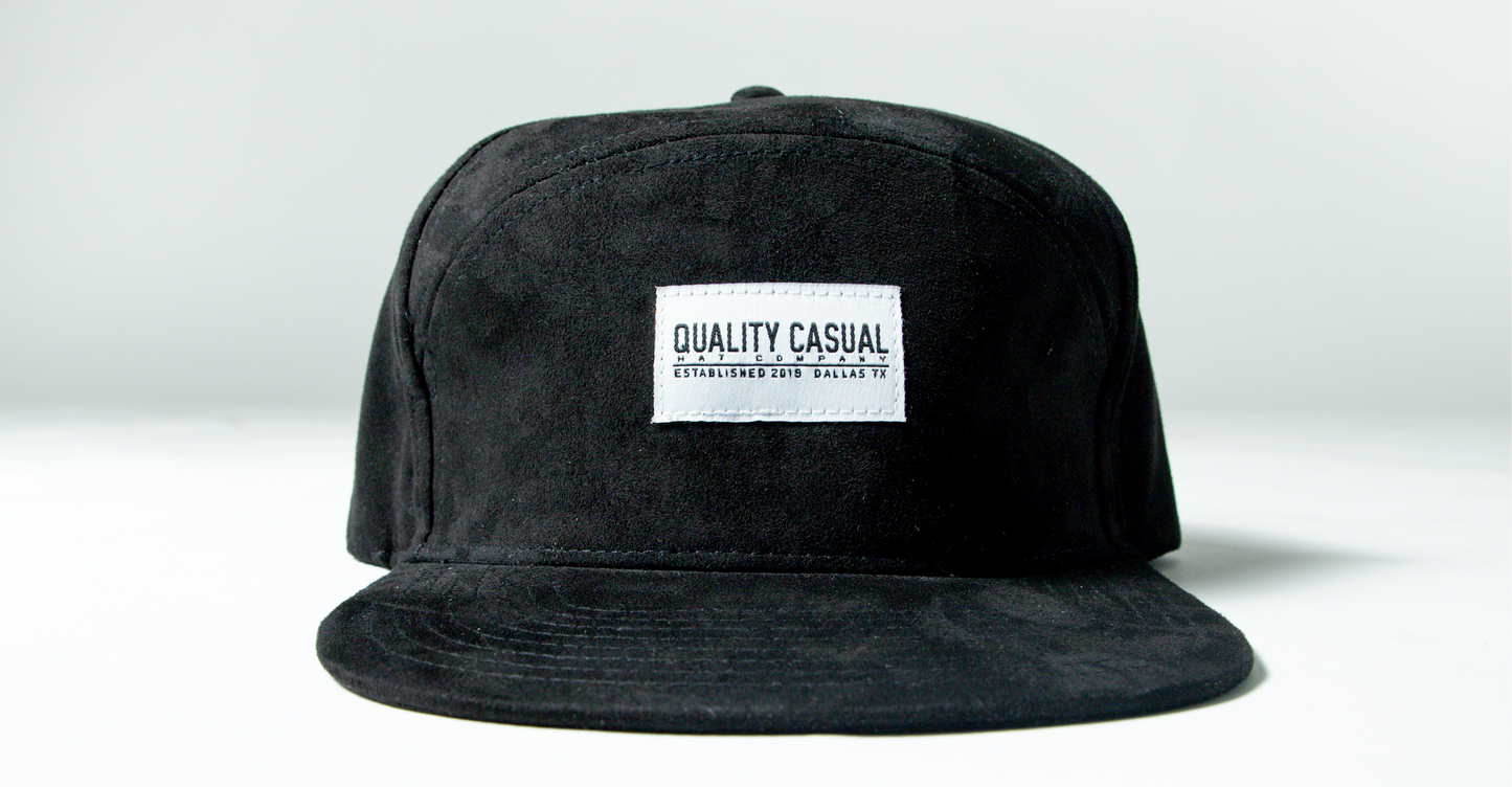 Black Suede Hat