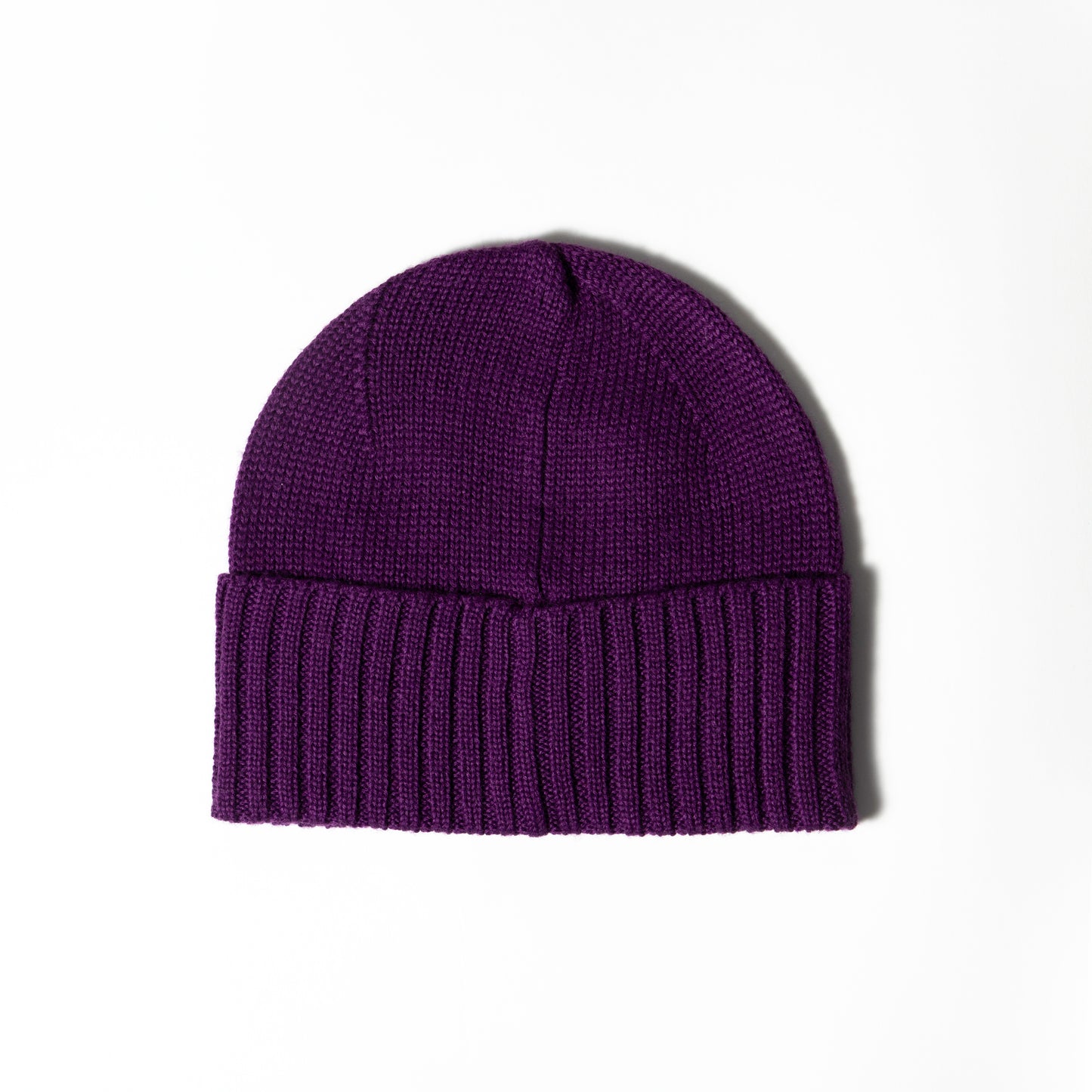 Back of Purple Beanie