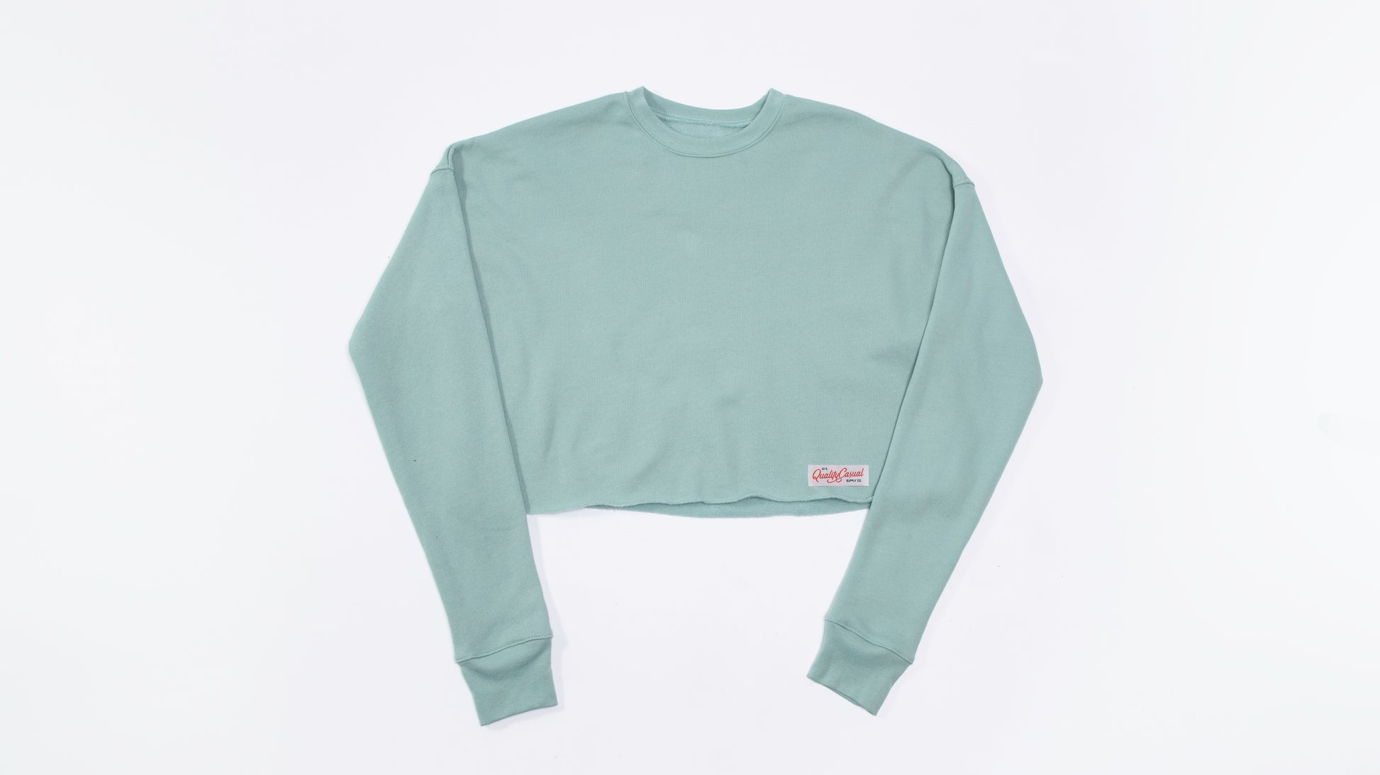 Cropped Blue Sweatshirt