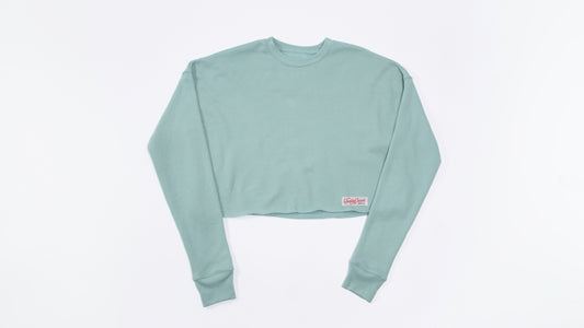 Cropped Blue Sweatshirt