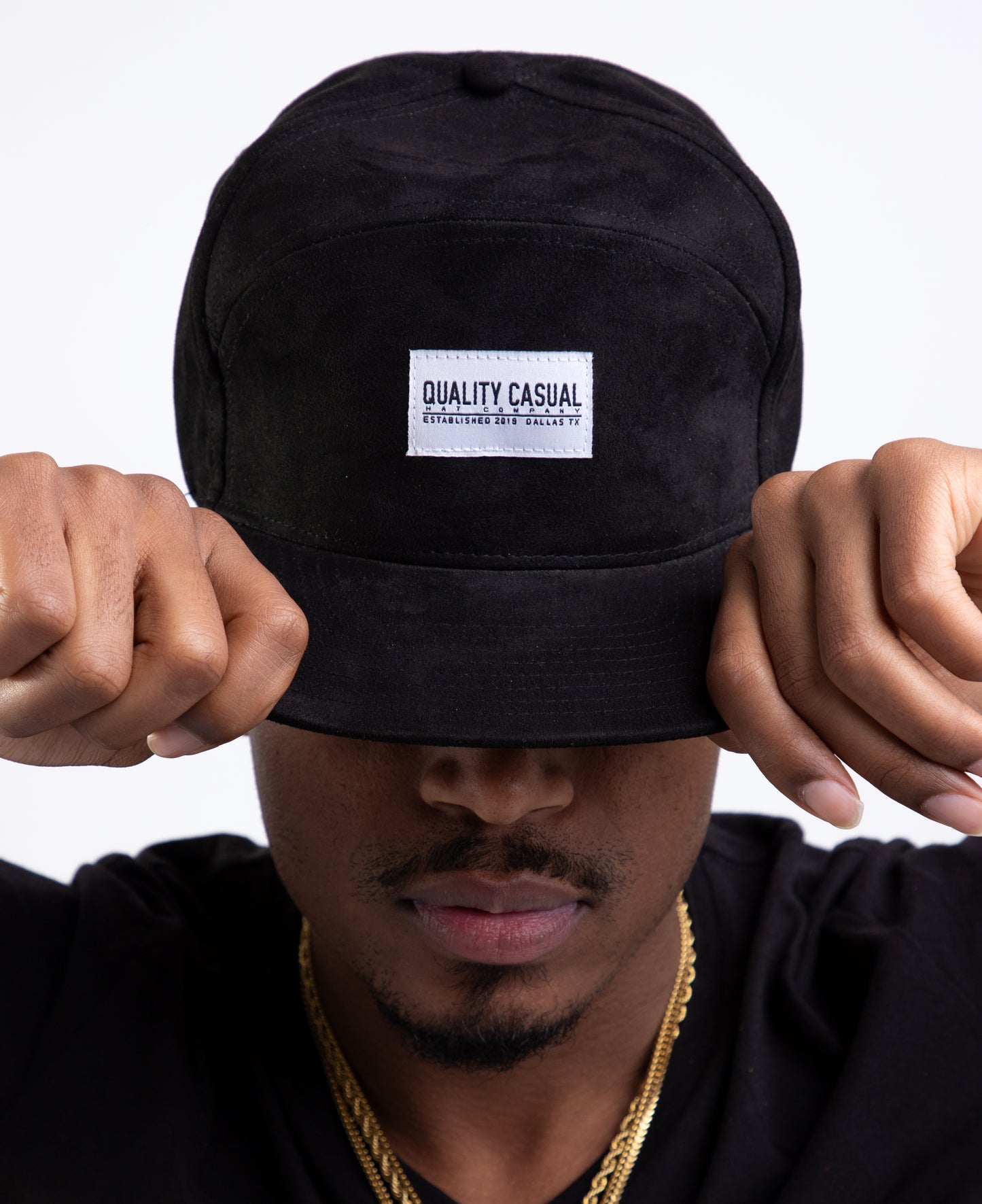 Black Suede Hat