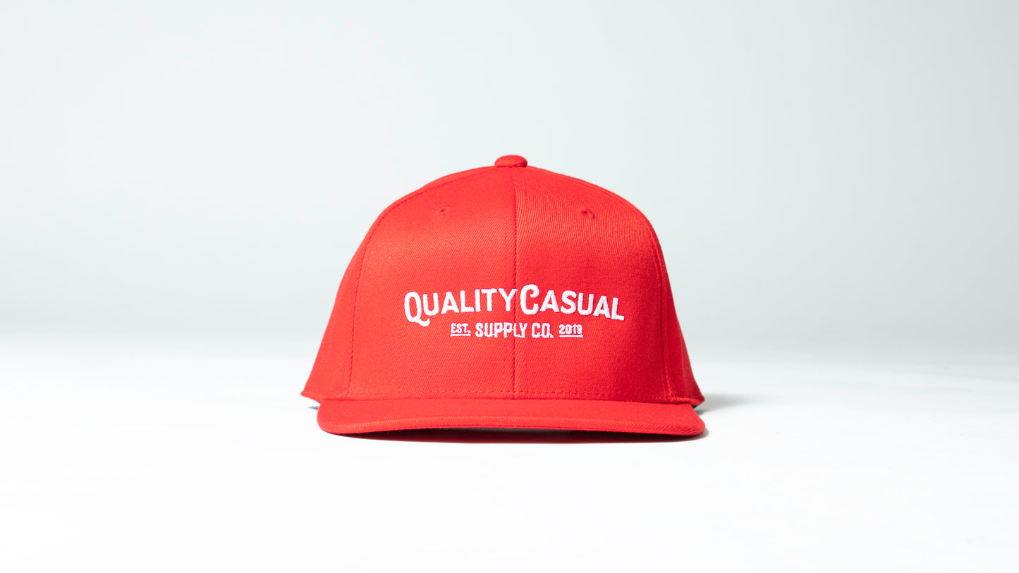 Red Snapback Hat