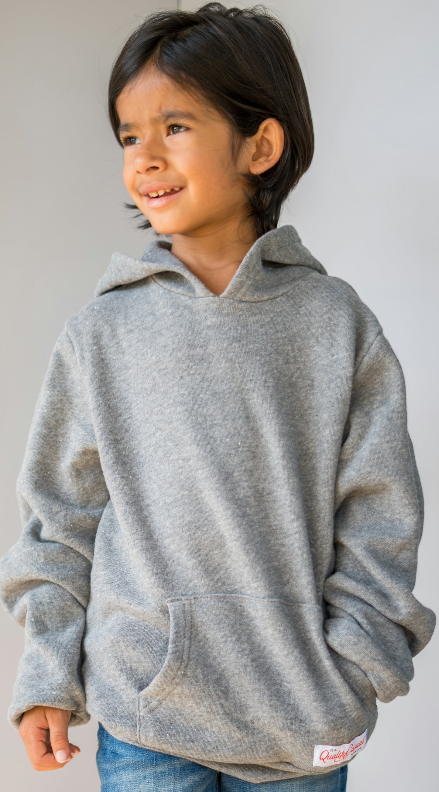 Gray Youth Hoodie